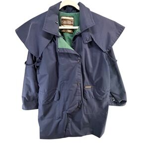 Vintage Driza-Bone Australia Mens Medium Blue Outback Riding Coat Jacket Utility